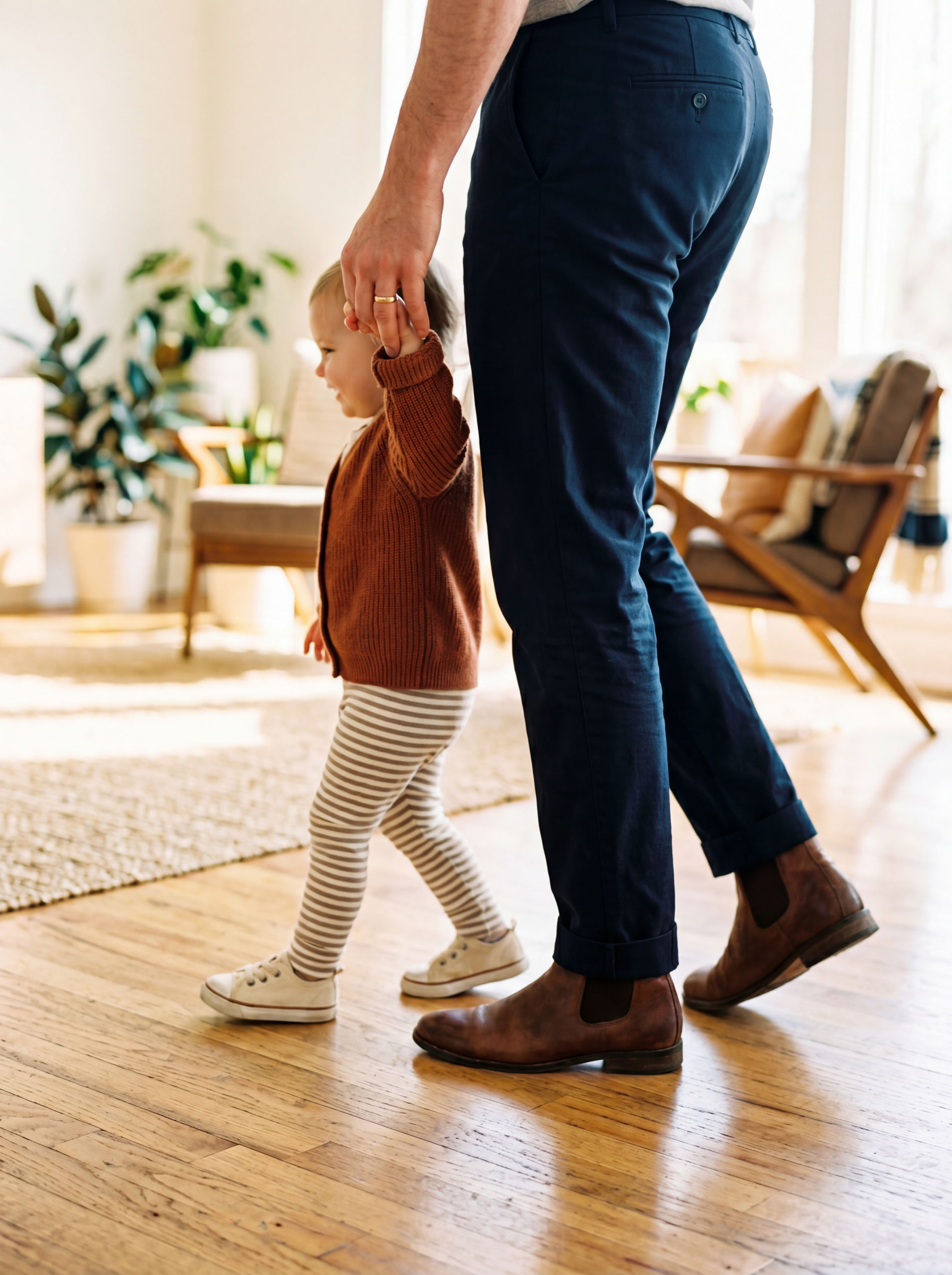 fatherandchildwalking